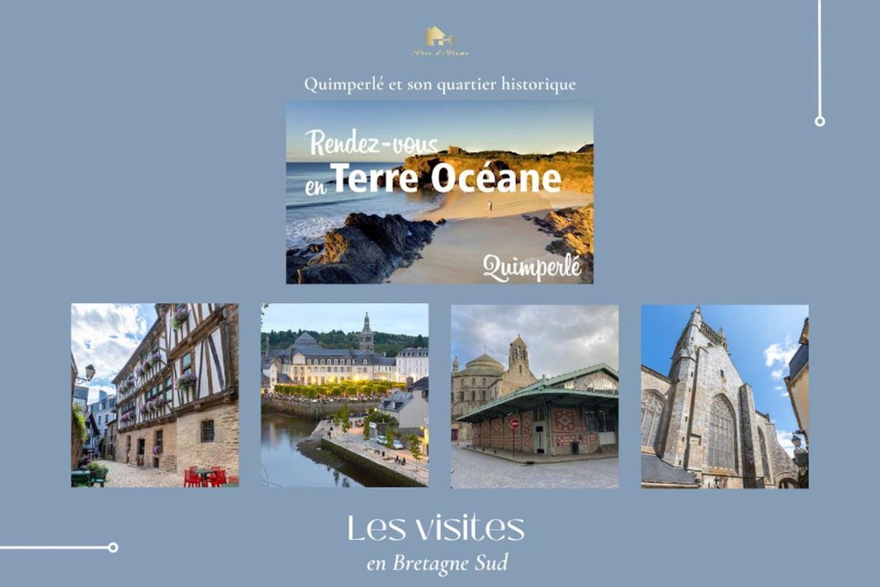 Le Tiguidou, Cosy, Lumineux, 2-6 Pers, Plage 300M Moëlan-sur-Mer 외부 사진