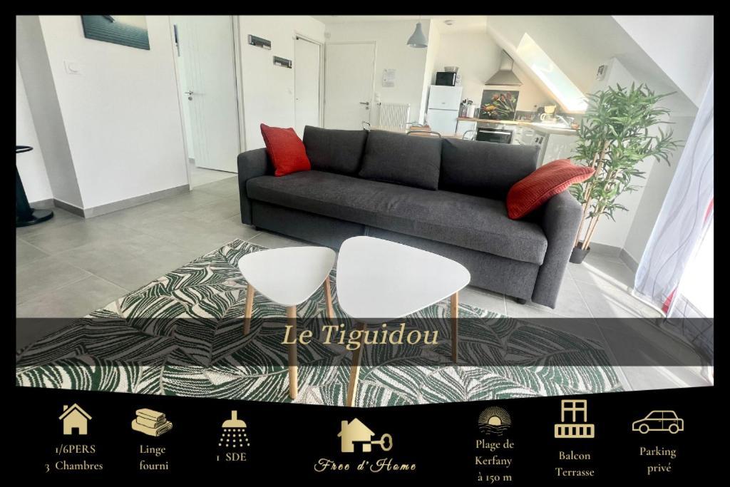 Le Tiguidou, Cosy, Lumineux, 2-6 Pers, Plage 300M Moëlan-sur-Mer 외부 사진